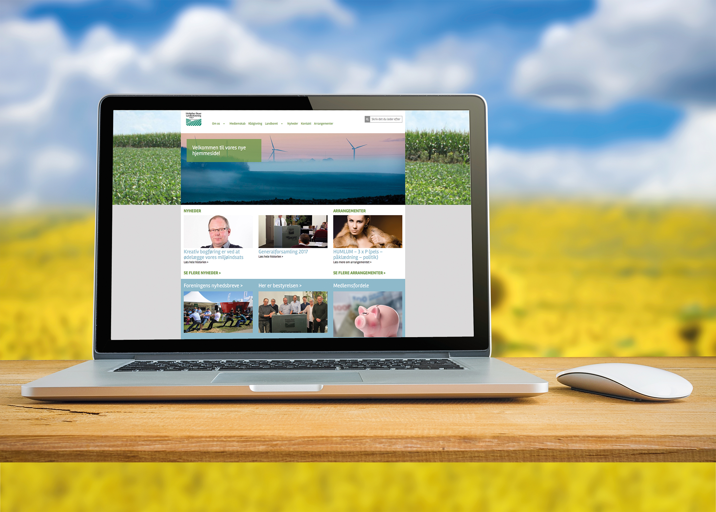 Din landboforenings nye hjemmeside